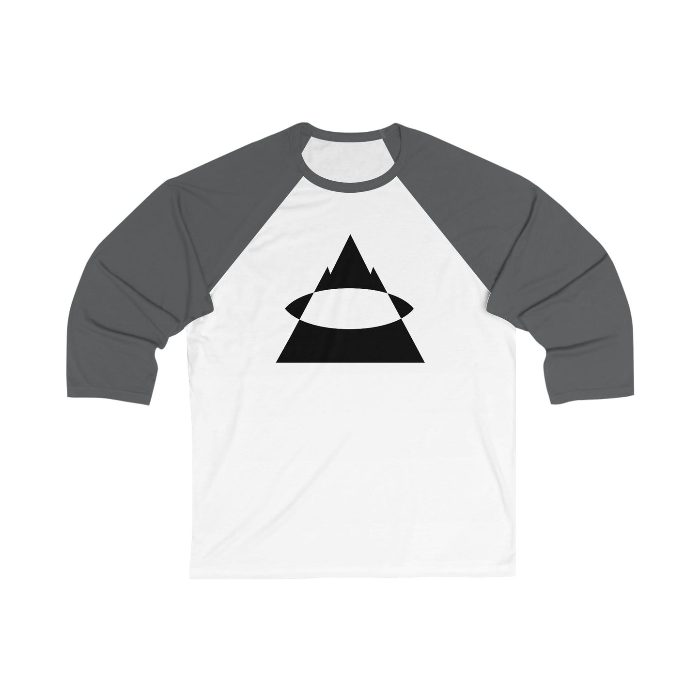 Mountain's Eye White/Custom Baseball Tee