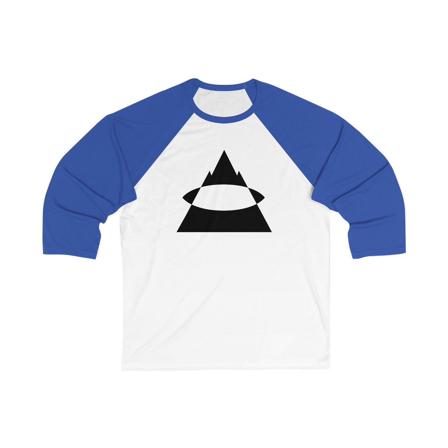 Mountain's Eye White/Custom Baseball Tee