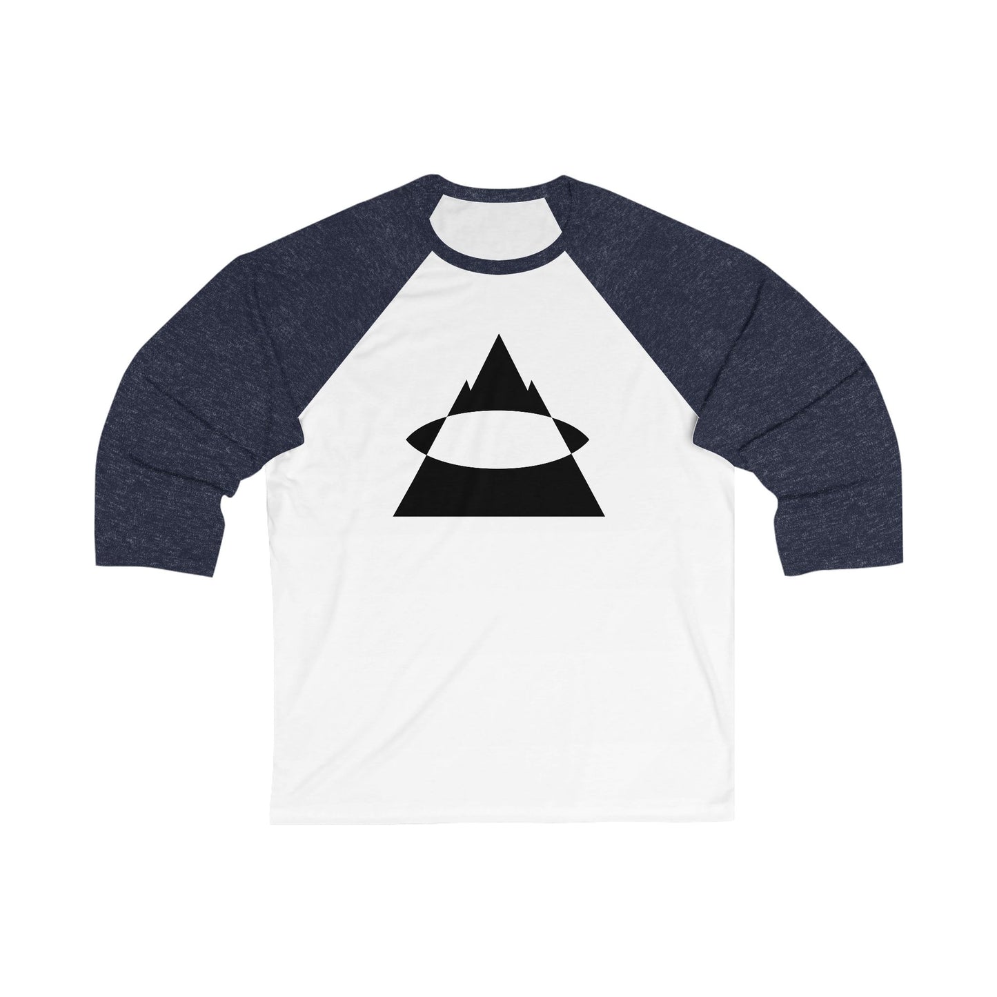 Mountain's Eye White/Custom Baseball Tee
