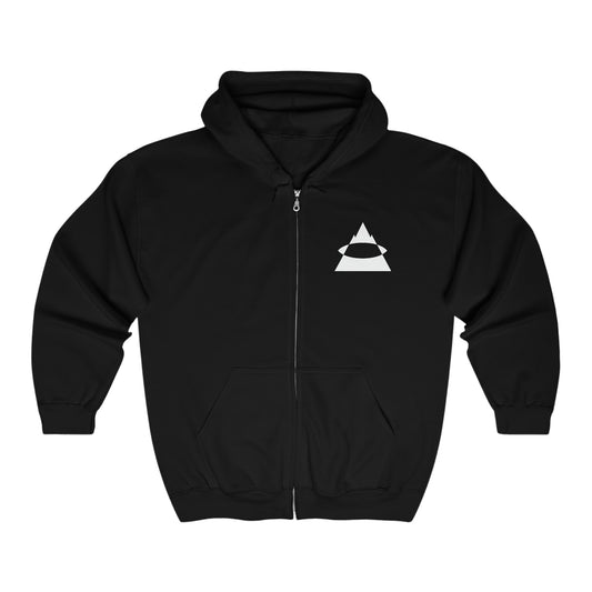 Mountain's Eye Logo | Full Zip Hooded Sweatshirt
